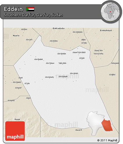 Classic Style 3D Map of Eddein