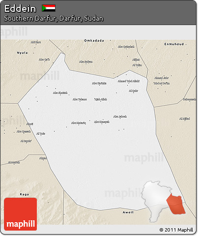 Classic Style 3D Map of Eddein