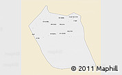 Classic Style 3D Map of Eddein, single color outside