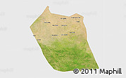 Satellite 3D Map of Eddein, single color outside