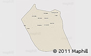 Shaded Relief 3D Map of Eddein, cropped outside