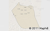Shaded Relief 3D Map of Eddein, lighten
