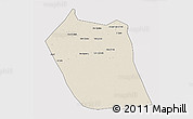 Shaded Relief 3D Map of Eddein, single color outside