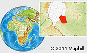 Physical Location Map of Eddein, highlighted grandparent region