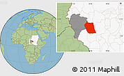 Savanna Style Location Map of Eddein, highlighted country, highlighted parent region