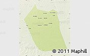 Physical Map of Eddein, lighten