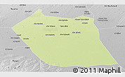 Physical Panoramic Map of Eddein, desaturated