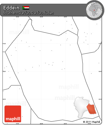 Blank Simple Map of Eddein, no labels
