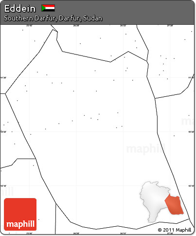Blank Simple Map of Eddein, no labels