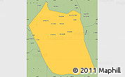 Savanna Style Simple Map of Eddein