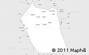 Silver Style Simple Map of Eddein