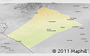 Physical Panoramic Map of Idd el Ghanam, desaturated