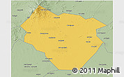 Savanna Style 3D Map of Nyala
