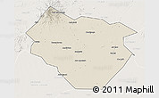 Shaded Relief 3D Map of Nyala, lighten