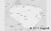 Silver Style 3D Map of Nyala