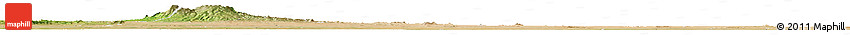 Satellite Horizon Map of Nyala