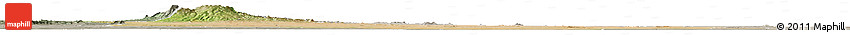Satellite Horizon Map of Nyala, semi-desaturated