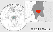 Blank Location Map of Nyala, highlighted country, highlighted grandparent region