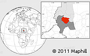 Blank Location Map of Nyala, highlighted parent region, highlighted grandparent region