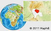 Physical Location Map of Nyala, highlighted parent region