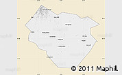 Classic Style Map of Nyala, single color outside