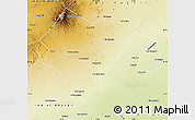 Physical Map of Nyala