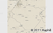 Shaded Relief Map of Nyala