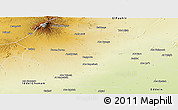 Physical Panoramic Map of Nyala