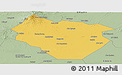 Savanna Style Panoramic Map of Nyala