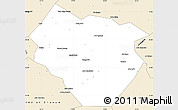 Classic Style Simple Map of Nyala