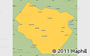 Savanna Style Simple Map of Nyala