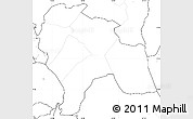 Blank Simple Map of Southern Darfur, no labels