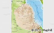 Satellite 3D Map of Red Sea, physical outside