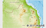 Physical 3D Map of Halaieb
