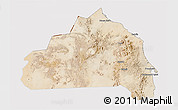 Satellite 3D Map of Halaieb, cropped outside