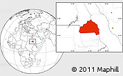 Blank Location Map of Halaieb