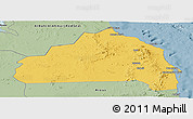 Savanna Style Panoramic Map of Halaieb