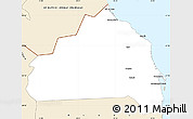 Classic Style Simple Map of Halaieb