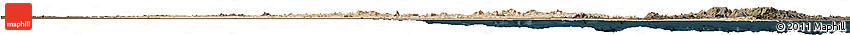 Satellite Horizon Map of Red Sea, darken