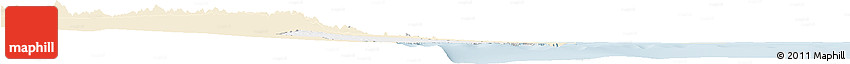 Classic Style Horizon Map of Port Sudan, single color outside