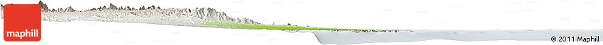 Physical Horizon Map of Port Sudan, lighten, semi-desaturated