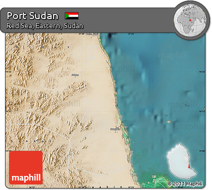 Satellite Map of Port Sudan