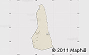Shaded Relief Map of Port Sudan, cropped outside