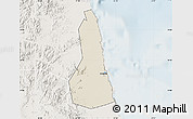 Shaded Relief Map of Port Sudan, lighten