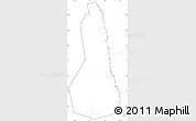 Blank Simple Map of Port Sudan, cropped outside, no labels
