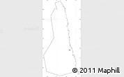 Blank Simple Map of Port Sudan, cropped outside