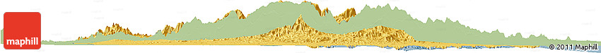 Savanna Style Horizon Map of Tokar, single color outside
