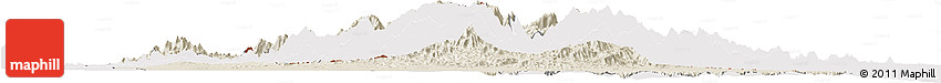 Shaded Relief Horizon Map of Tokar, cropped outside Shaded Relief Horizon Map of Tokar, cropped outside