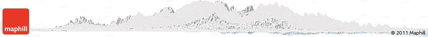Silver Style Horizon Map of Tokar, single color outside