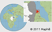 Savanna Style Location Map of Tokar, highlighted country, highlighted grandparent region